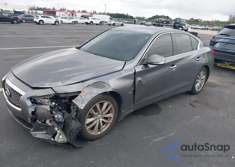 2015 Infiniti Q50 Premium from USA, damaged, VIN JN1BV7AP8FM332254